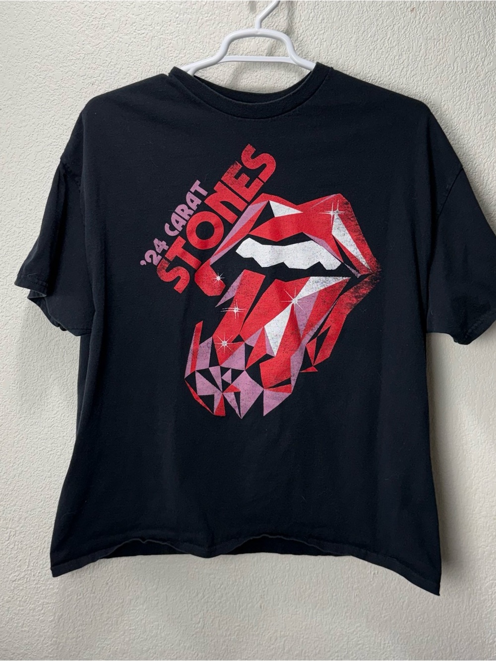 Rolling Stones 24 Karat Hackney Diamonds 2024 Concert Tour Shirt XL